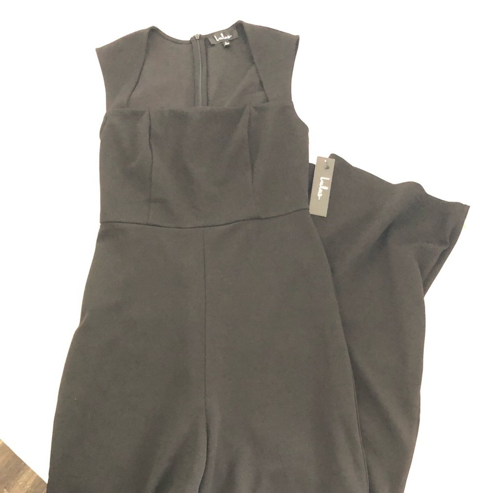Wide leg romper